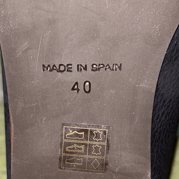 NEW Pedro Anton Black Gold Chain Link Suede Leather Loafers - 9.5 / 10 - Picture 13 of 16